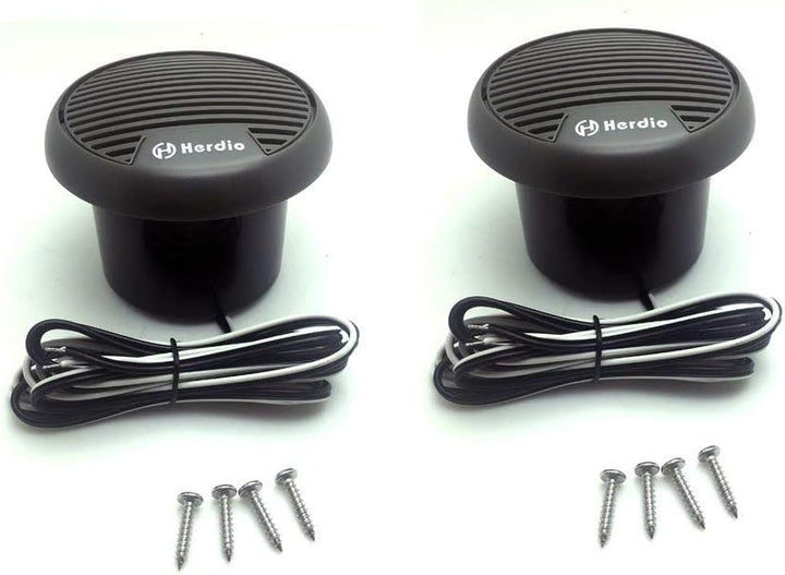Herdio 7,6 cm Heavy Duty wasserdichte Motorrad Lautsprecher Wasserdicht Marine Lautsprecher für Boot