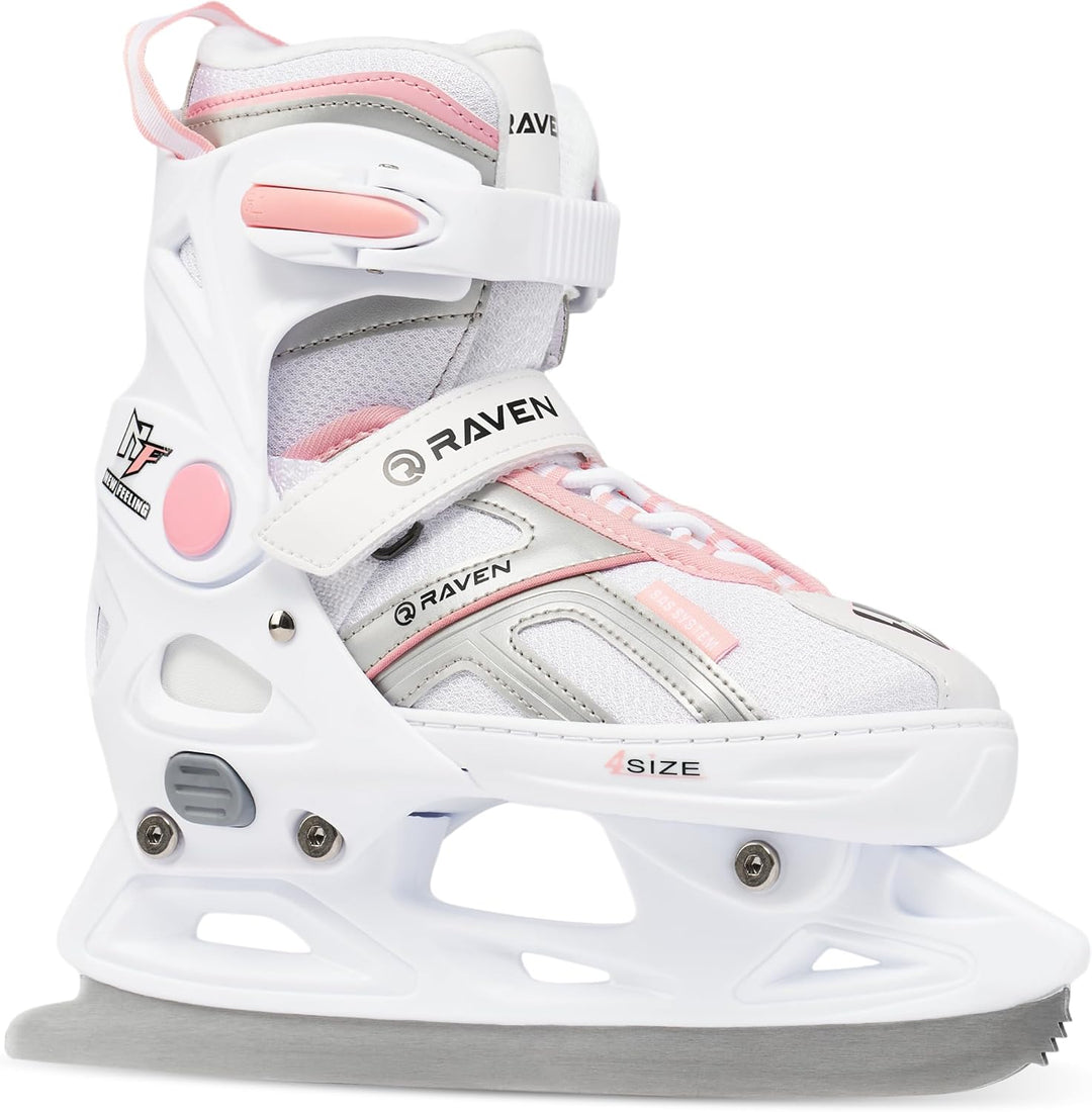 Inlineskates Inliner Raven Pulse verstellbar optional als 2in1 Inlineskates/Schlittschuhe 33-36 (20c