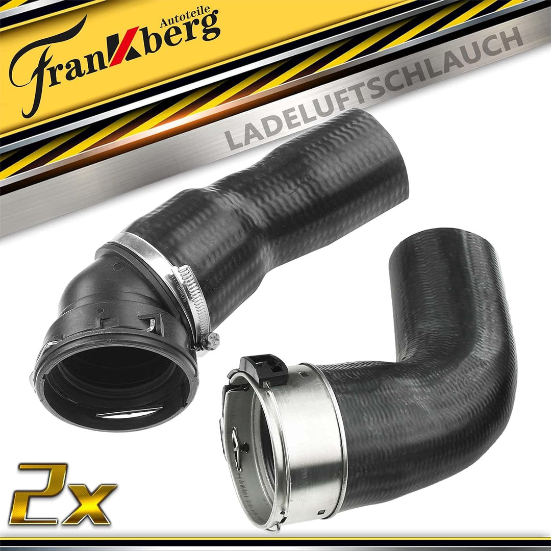 2x Ladeluftschlauch Turboschlauch für 5er E60 E61 530d 3.0L 2002-2010 11617799400