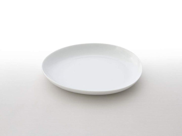Japanischer Teller Serie Yuuki 26 cm feinstes weisses Porzellan edle Transparenz 26,5 x 22 x 2,8 cm,
