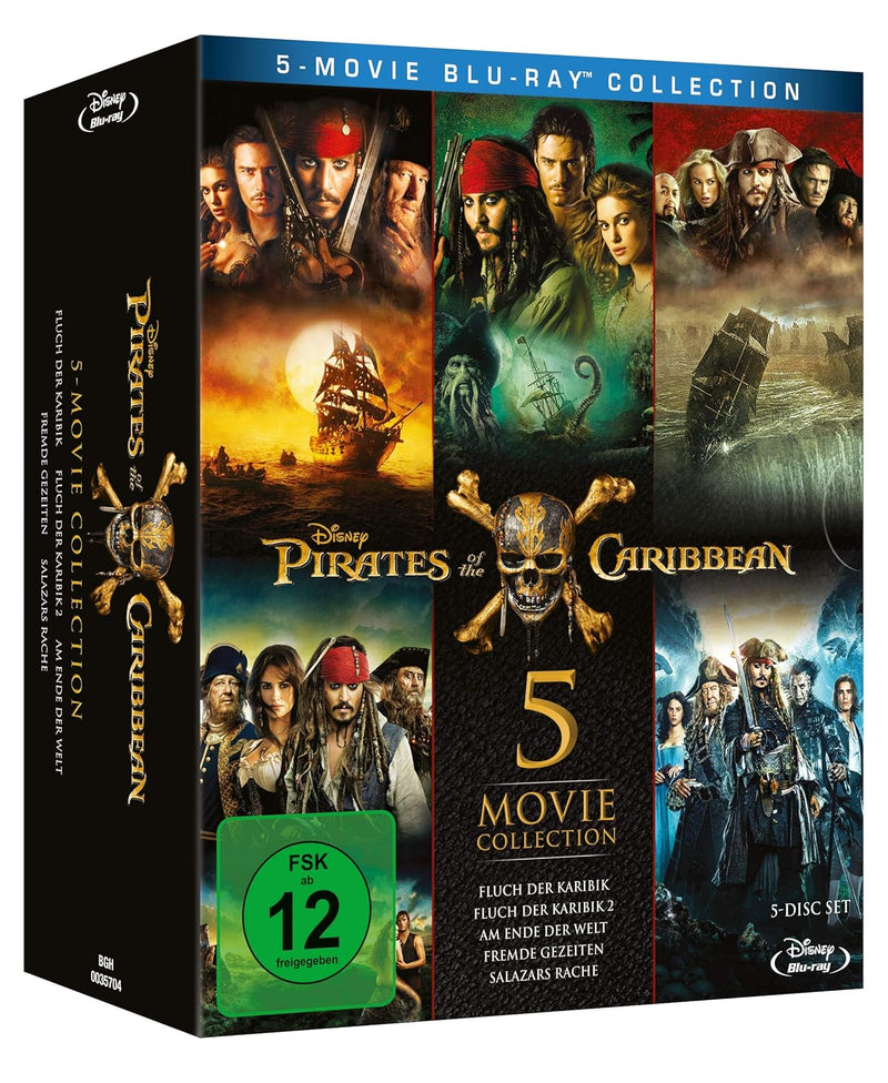 Pirates of the Caribbean 1-5 Box [Blu-ray], Blu-ray