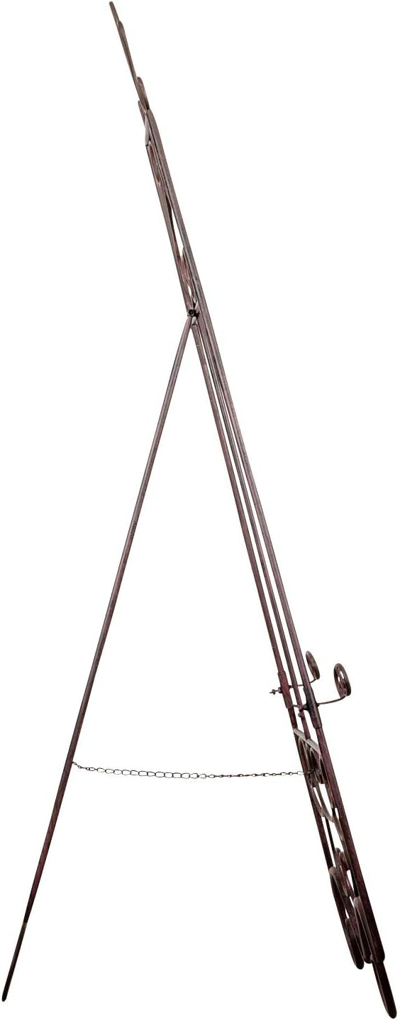 Staffelei 152cm Bilderständer Aufsteller Nostalgie Eisen Antik-Stil braun