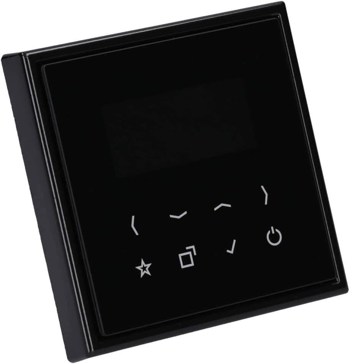 Jung Smart Radio DAB Bluetooth Komplett-Set Serie LS Schwarz DABLSBTSW mit 1-Fach Rahmen LS981SW