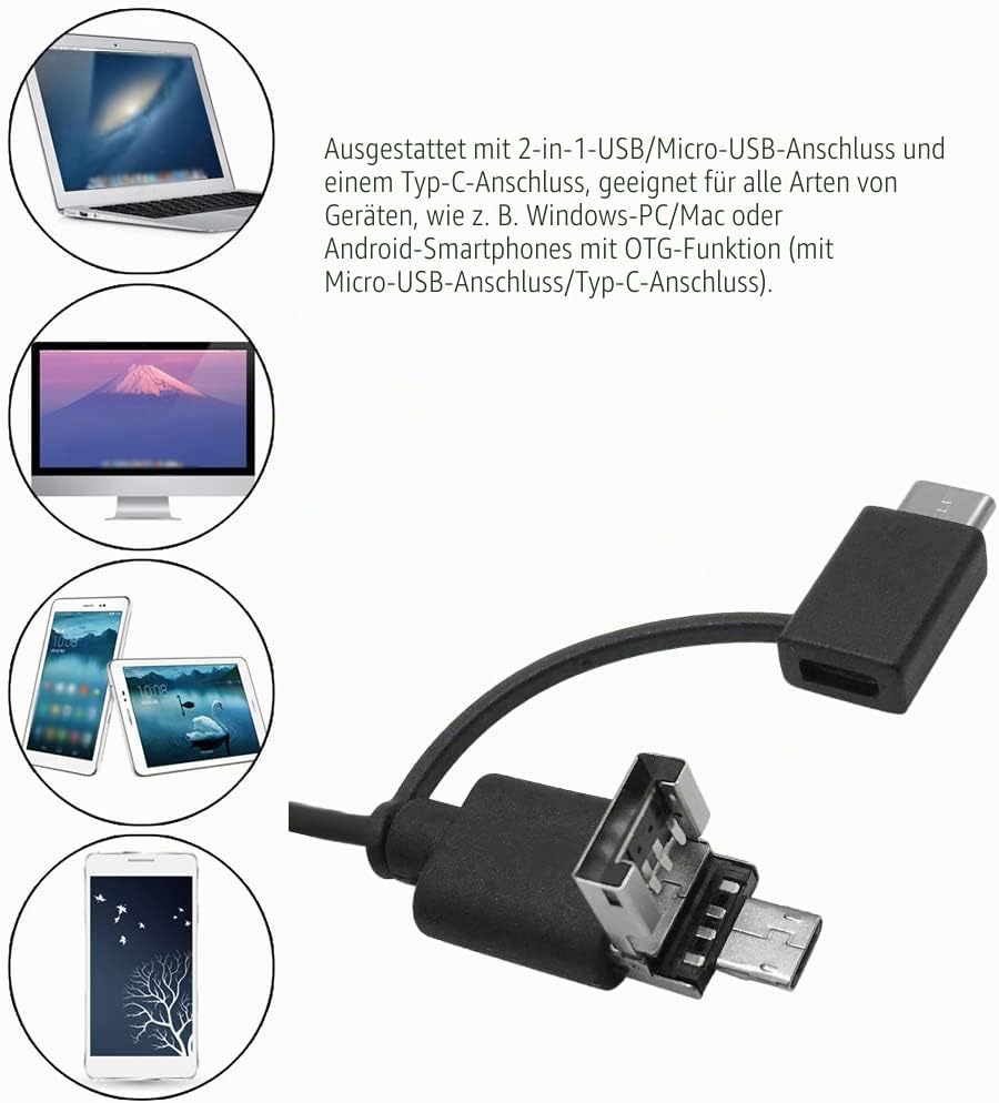 Tragbare Digital-USB-Mikroskop-Inspektions-Vergrösserungsglas IP67 imprägniern Kamera eingebaute 8 L