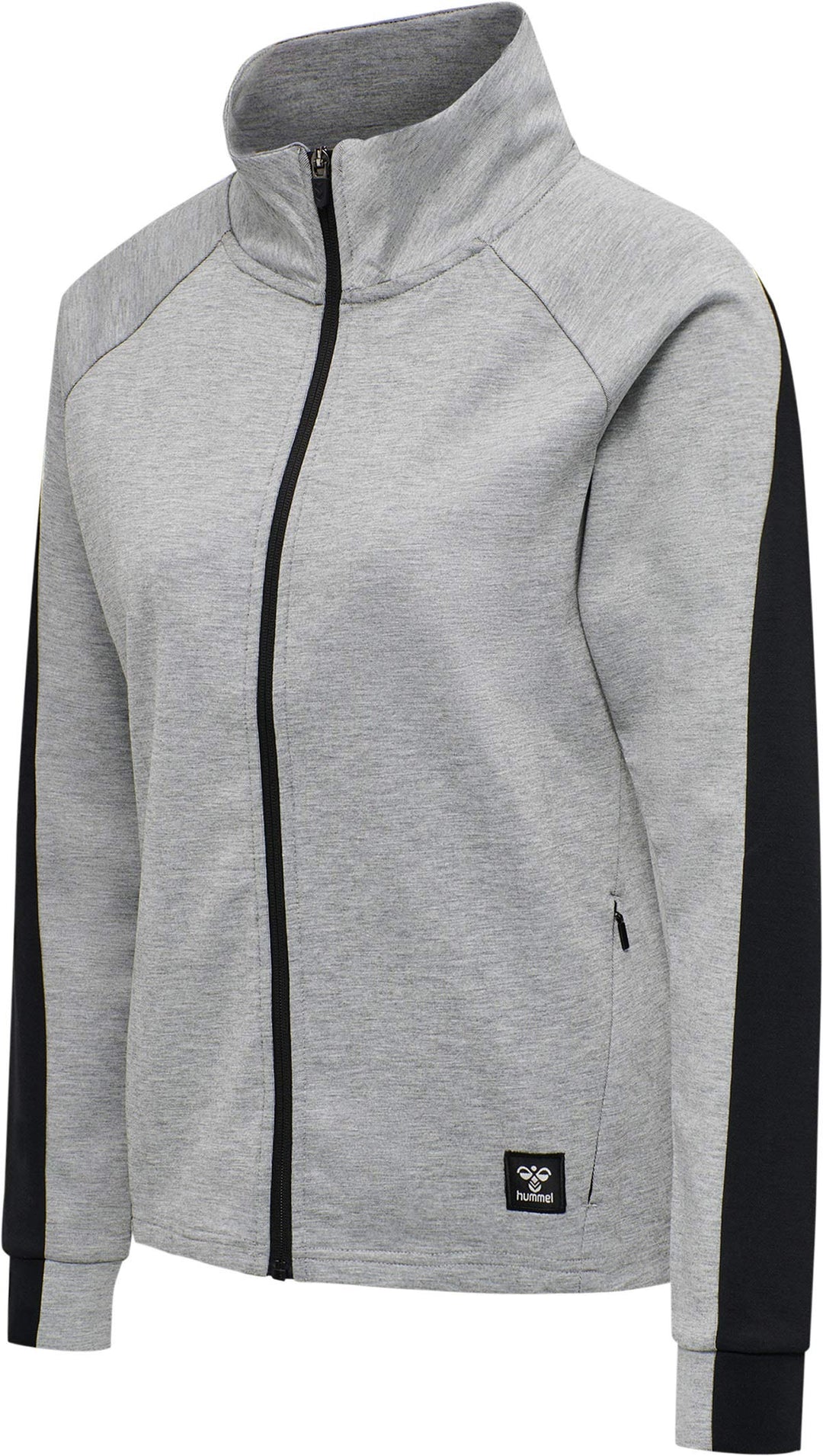 hummel Hmlessi Zip Jacket Damen Yoga Reissverschlussjacke XS GREY MELANGE, XS GREY MELANGE