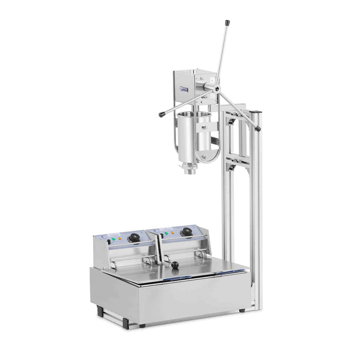 Royal Catering RC-CMM285 Churro Maschine 3 L 2 x 2500 W Churro Presse Churro Maker Teigpresse