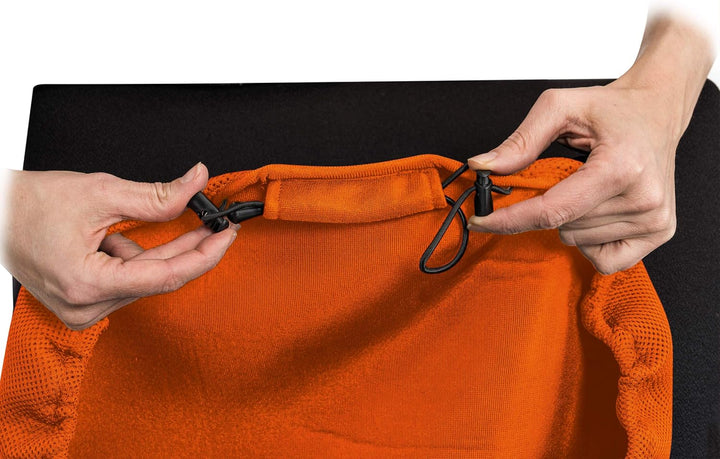CLEANCHAIR Bürostuhlbezug für die SITZFLÄCHE (Grösse Standard) - Sitzflächengrösse ca. 40-52 cm Brei