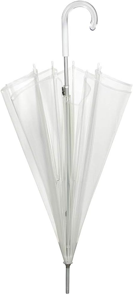 VON LILIENFELD Regenschirm Glockenschirm Transparent Durchsichtig Melina, Transparent