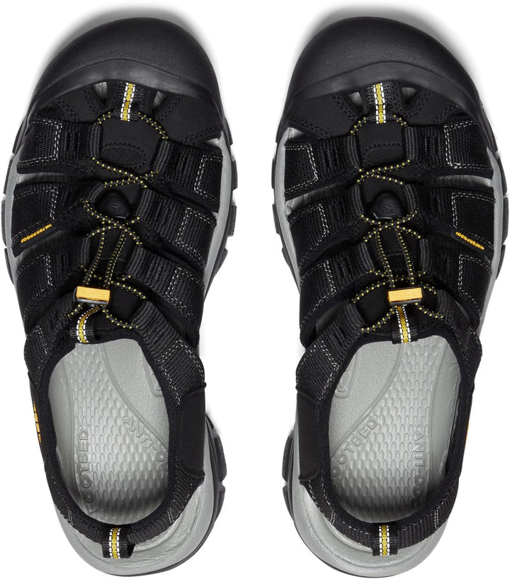 Keen Herren Newport H2 Sandale 43 EU Schwarz, 43 EU Schwarz