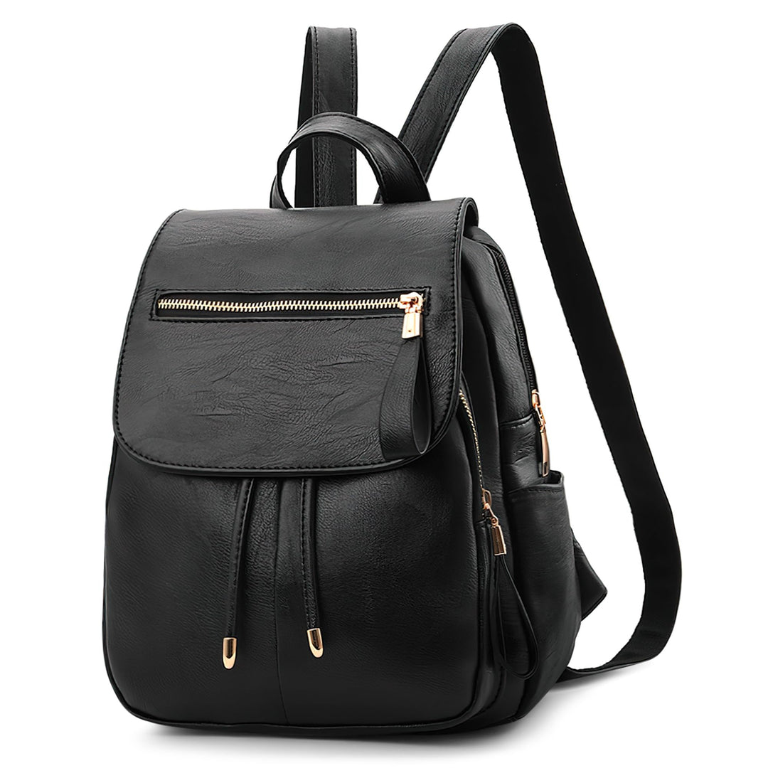 DEEVORCA Damen Mode Einfach Rucksack Lässig Arbeiten Dayback Schultertaschen Reisen Einkaufen PU Led