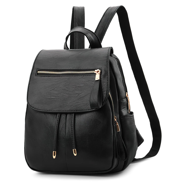 DEEVORCA Damen Mode Einfach Rucksack Lässig Arbeiten Dayback Schultertaschen Reisen Einkaufen PU Led