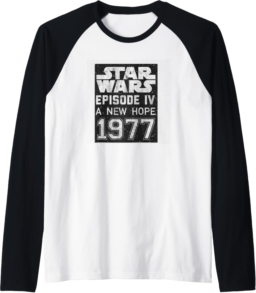 Star Wars Episode IV A New Hope 1977 Blackboard Raglan