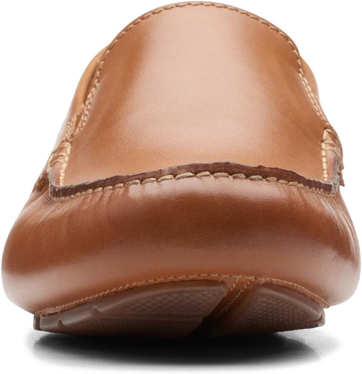 Clarks Herren Markman Plain Moccasin 42 EU Tan Leather, 42 EU Tan Leather