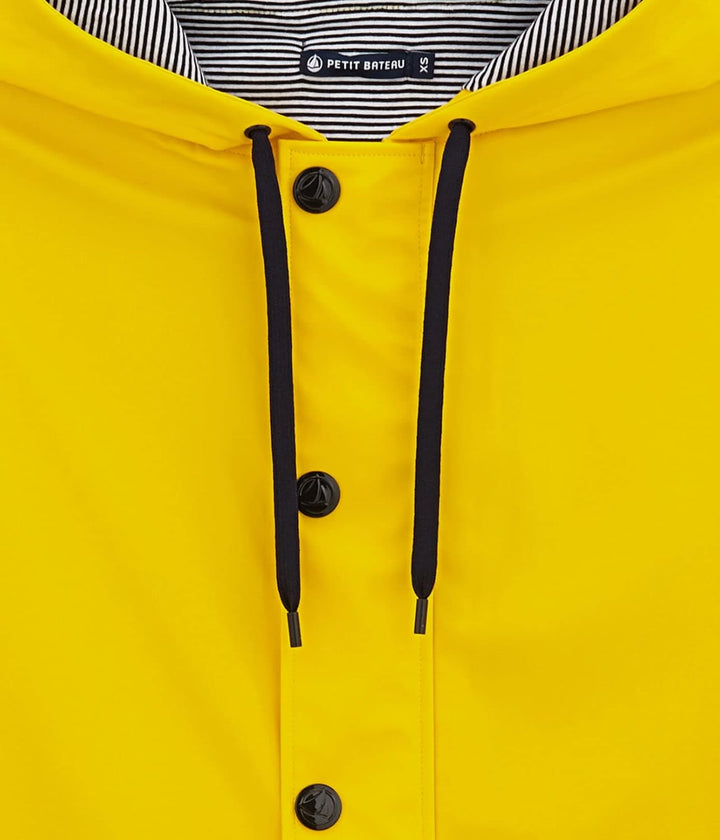 Petit Bateau Damen Gewachster Mantel S Gelb, S Gelb