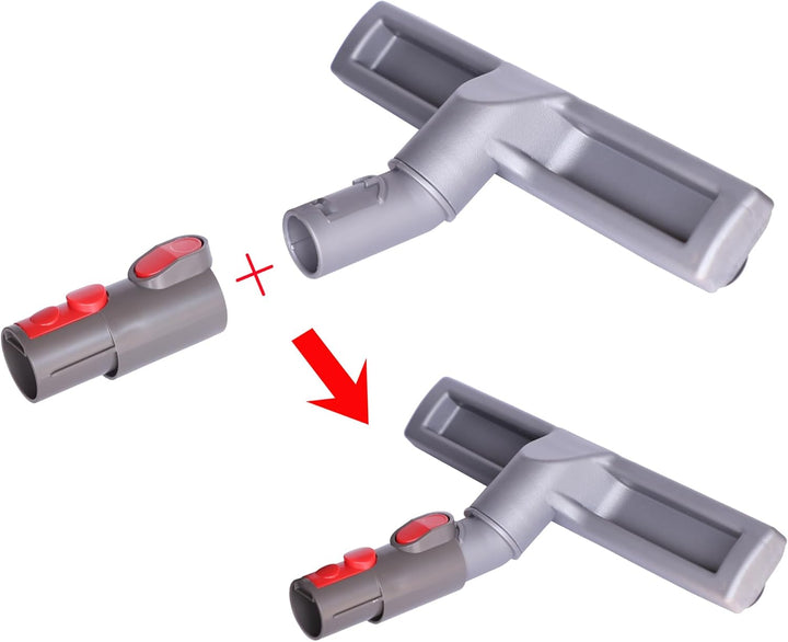 Flexible Parkettbürste für Dyson V7 V8 V10 V11 V15 (mit Adapter), V6 DC33c, DC37, DC19T2, DC22, DC23