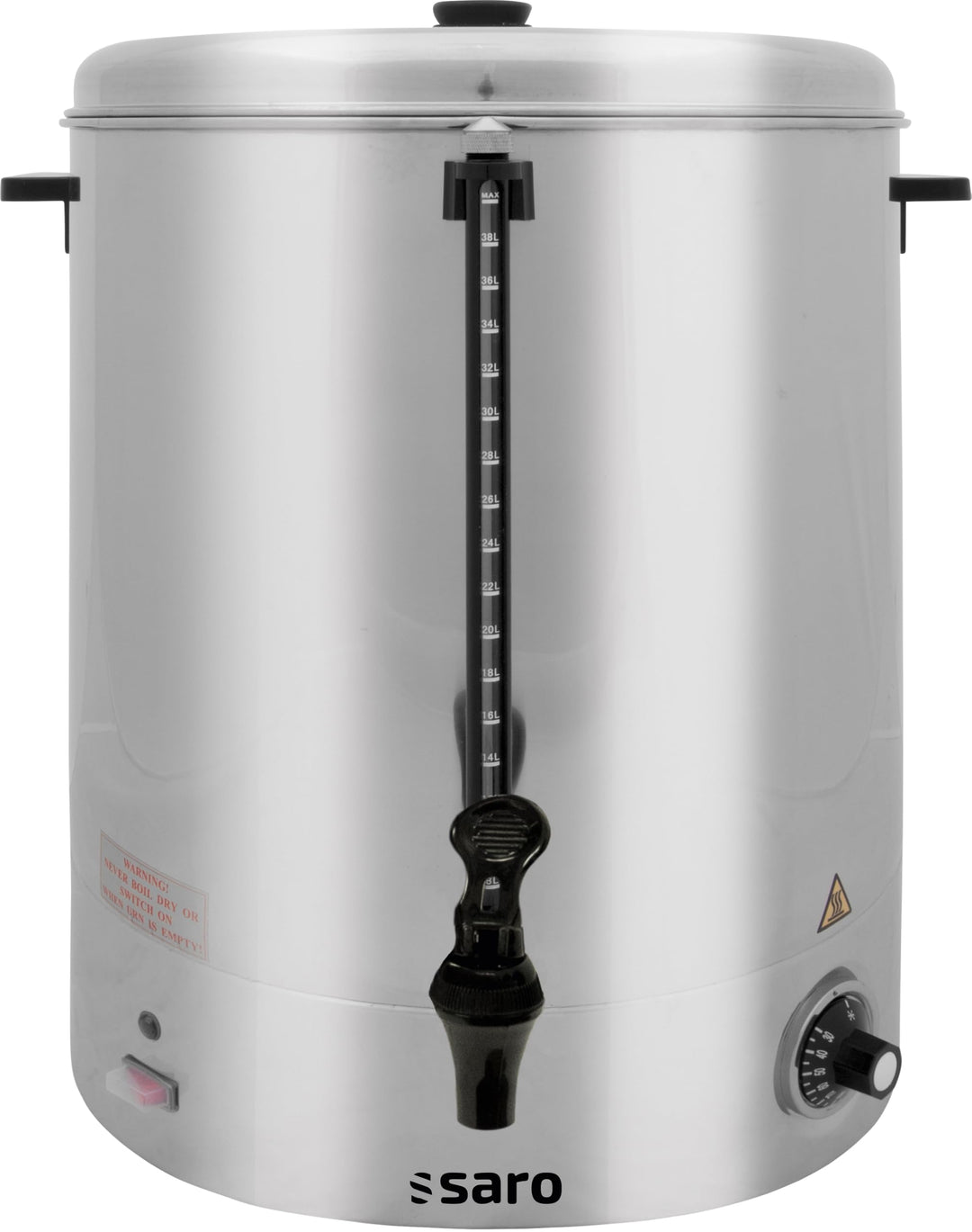 Saro 317-2005 HOT DRINK MAXI Glühwein-und Heisswasserspender, 40L, Edelstahl