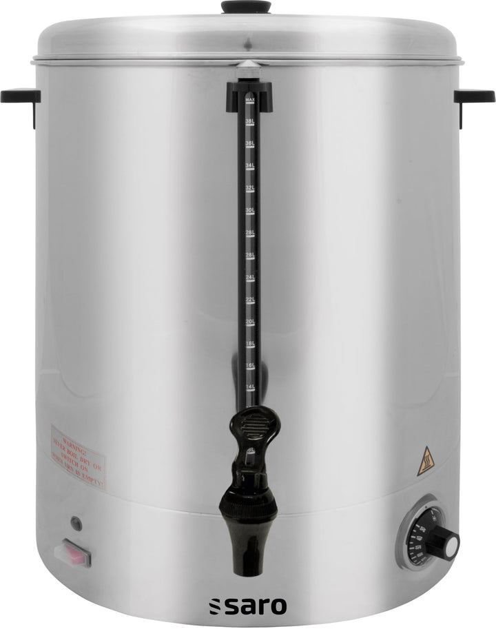 Saro 317-2005 HOT DRINK MAXI Glühwein-und Heisswasserspender, 40L, Edelstahl