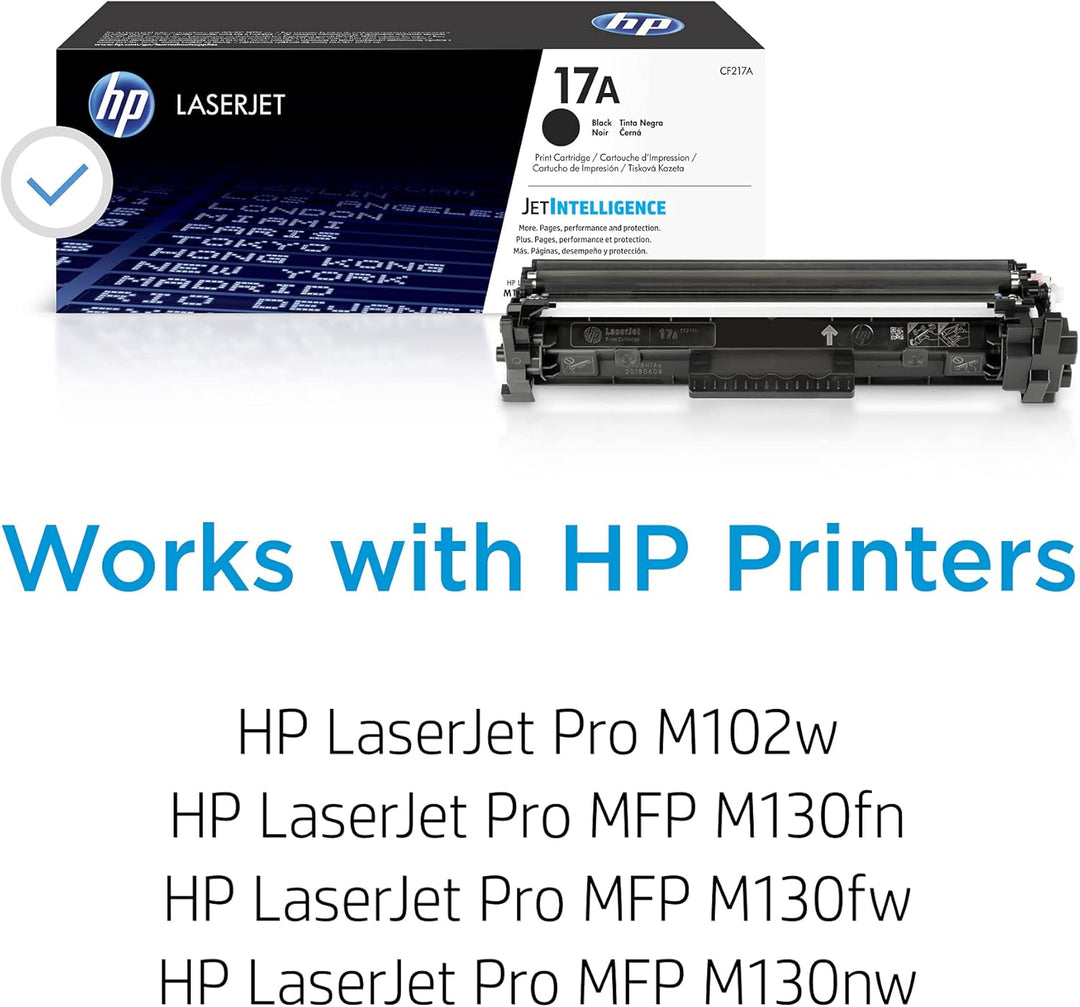 HP 17A (CF217A) Original Toner Schwarz für HP LaserJet Pro M102, 1600 Seiten Toner Single