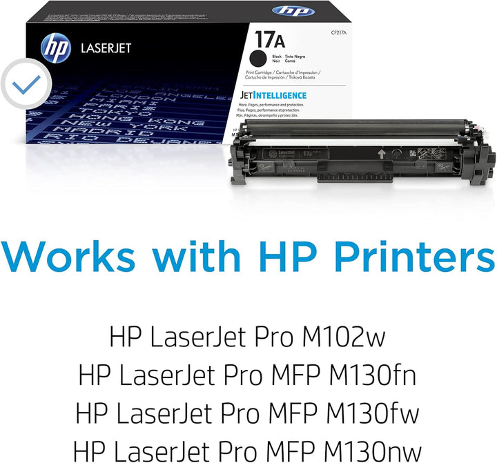 HP 17A (CF217A) Original Toner Schwarz für HP LaserJet Pro M102, 1600 Seiten Toner Single