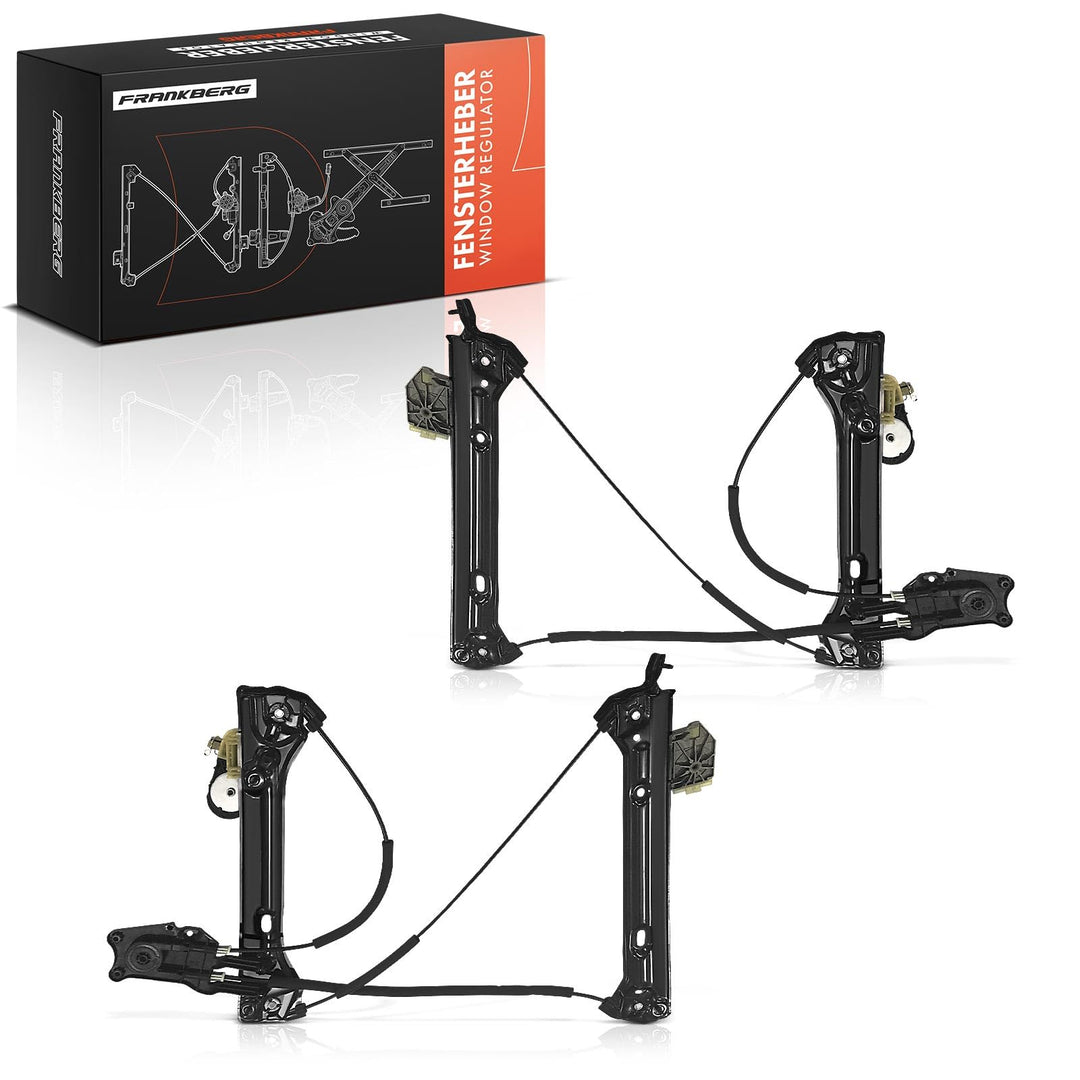 Frankberg 2x Fensterheber Elektrisch ohne Motor Vorne Links Rechts Kompatibel mit M.i.n.i F56 Schräg
