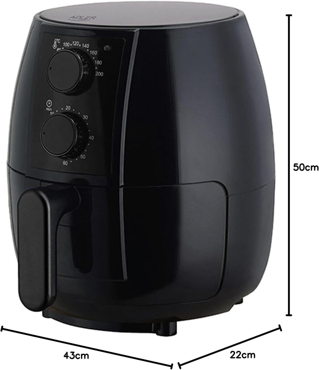 ADLER Airfryer-Ofen 2,5 Liter