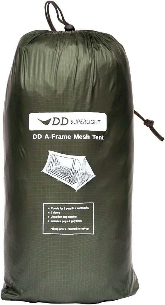 Innenzelt mit wasserfestem Boden und Moskitonetz passend zu A-Zelt von DD hammocks