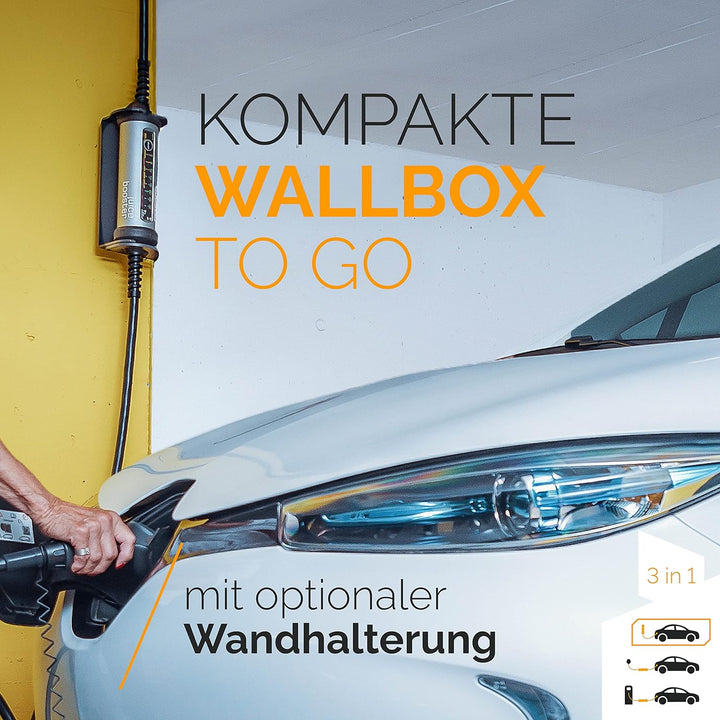 Juice Booster 2 Wandhalterung mit Sicherheitsschloss - Wallbox ohne Installation für zuhause und unt