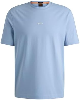 BOSS Herren T-Shirt XS Open Blue470, XS Open Blue470