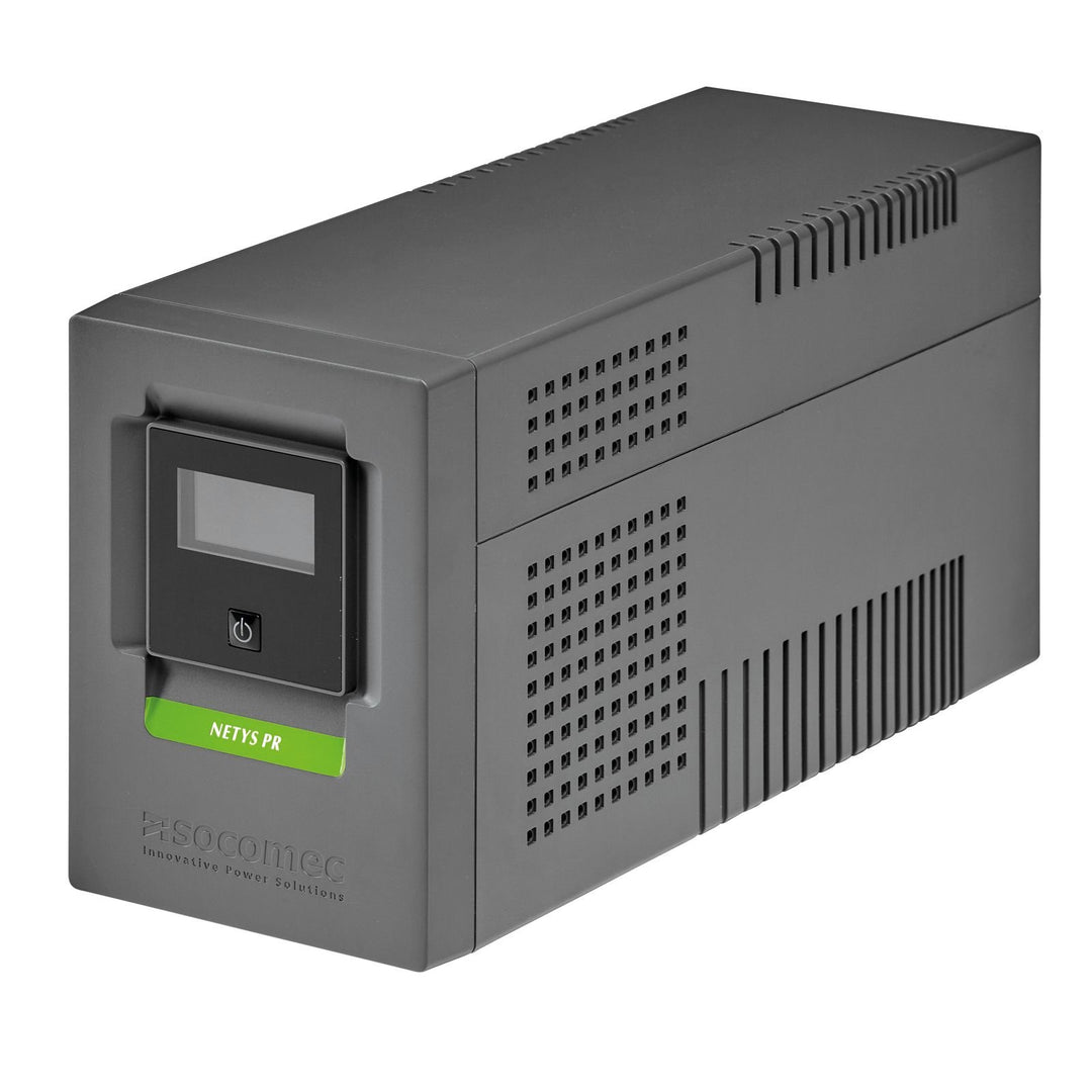 Socomec UPSSOC021 UPS NeTYS PR MT 1500VA, 1050W, Linien-interaktiv, Sinusausgangssignal, USB, LCD Si