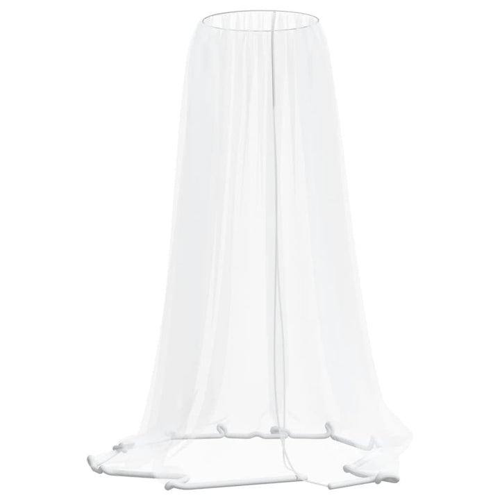 vidaXL Moskitonetz für Sonnenschirm 220 Mesh Weiss Φ330x250 cm, Moskito Netz, Moskitonetz für Sonnen
