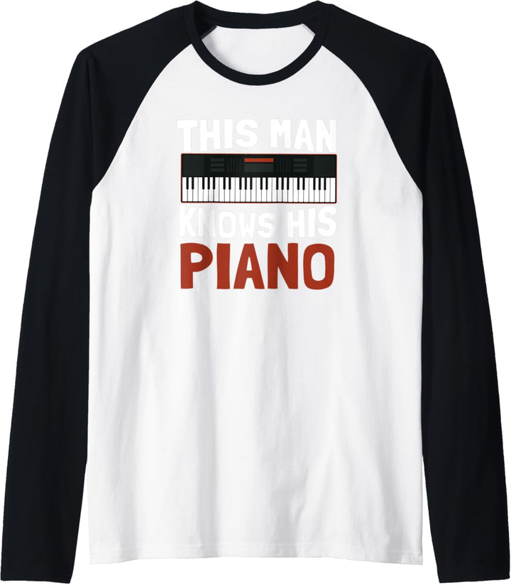Herren Piano Pianist Musiker - Flügel Tasteninstrument Klavier Raglan