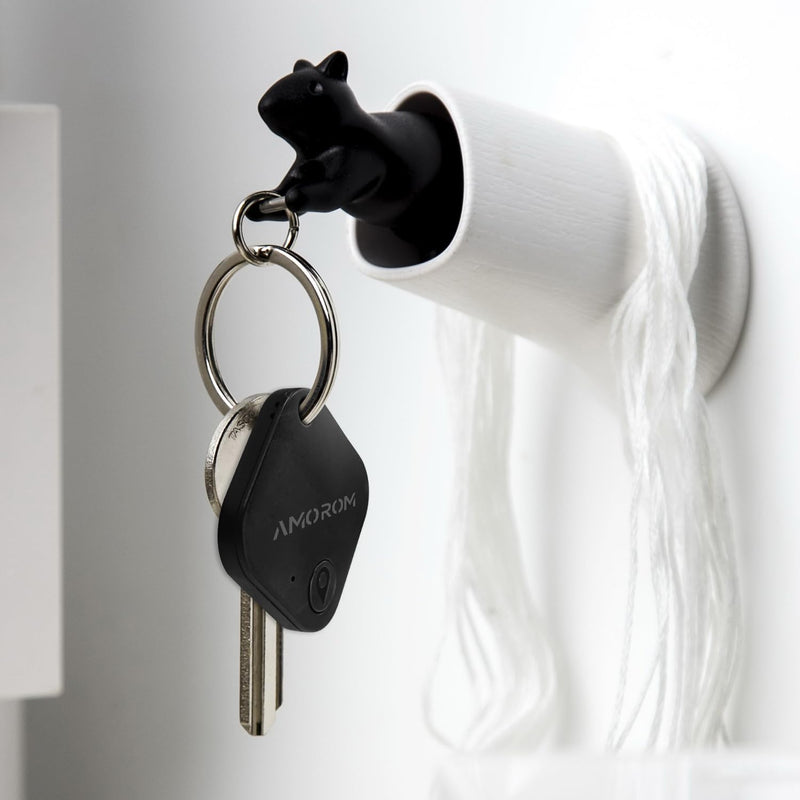 AMOROM Bluetooth Schlüsselfinder Air Tracker Tag, iOS & Android APP, Telefonfinder, In der Nähe Find