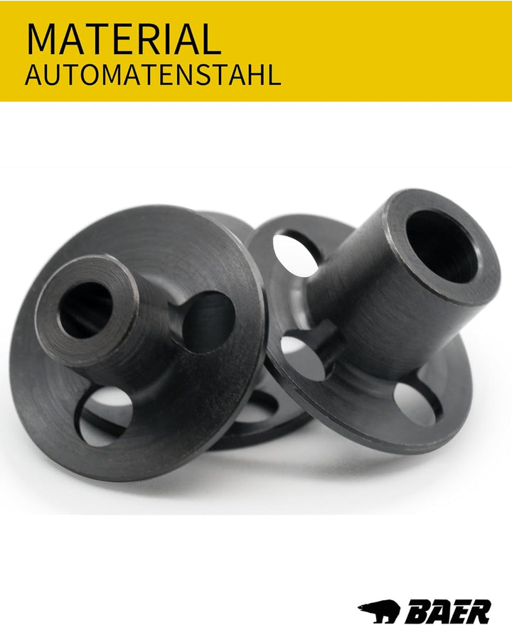 BAER Schneideisen Führungen Set M 3-12 mit oxidierter Oberfläche - Schneideisenführungen - Schneidei