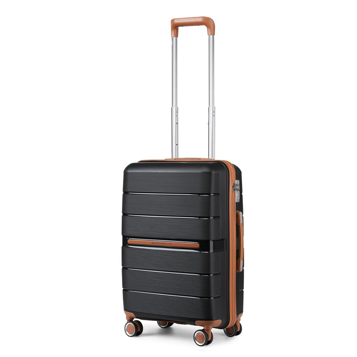 British Traveller Reisekoffer Handgepäck Koffer Trolleys Handgepäck Hartschalenkoffer 100% PP Handge