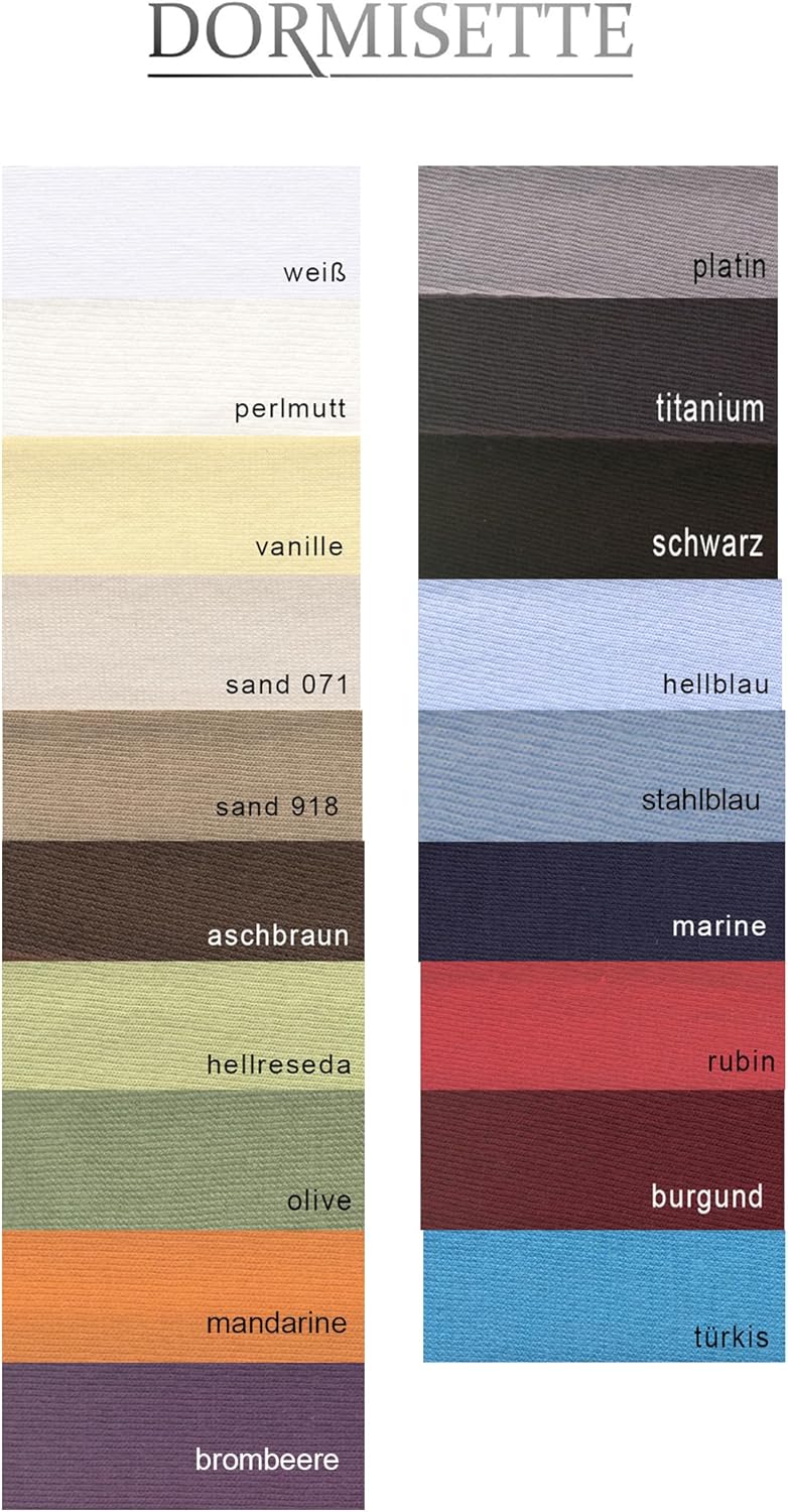 Dormisette Duo 2-facher Split Topper Spannbettlaken Boxspring Bett 180-200 x 200-220 cm 0071 Sand He