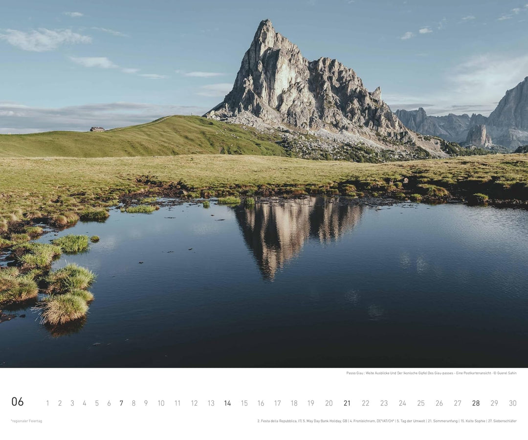 teNeues - Escape – Die Dolomiten entdecken 2026 | Grossformatiger Wandkalender 60x50 cm mit Fotograf