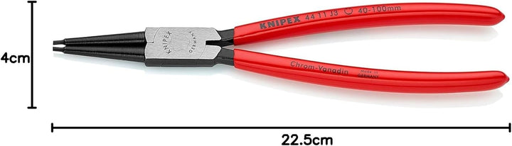 KNIPEX Sicherungsringzange für Innenringe in Bohrungen schwarz atramentiert mit Kunststoff überzogen