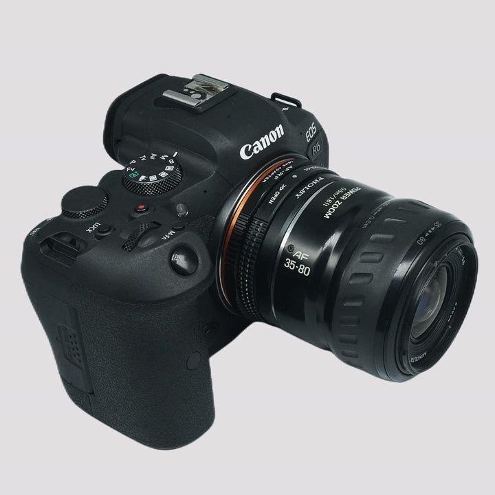 PHOLSY Objektivadapter Manueller Fokus mit dem Blendensteuerring Kompatibel mit Sony A und Minolta A