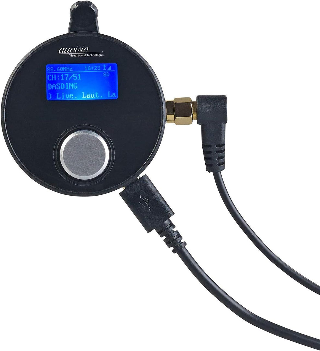 auvisio DAB Autoradio: DAB+/DAB-Empfänger mit FM-Transmitter, AUX-Audioausgang, für Kfz/HiFi (DAB Ra