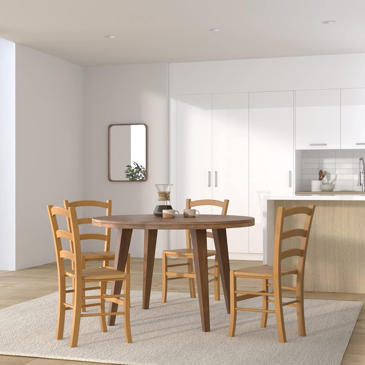 t m c s Tommychairs - Stuhl Venice für Küche und Esszimmer, Robuste Struktur aus lackiertem Buchenho