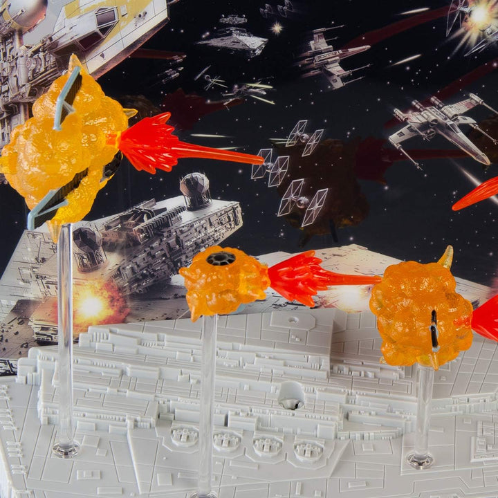 Hot Wheels Mattel – DPX66 Star Wars : Rogue One – Sternzerstörer Schauplatz mit Die-Cast X-Wing Figh