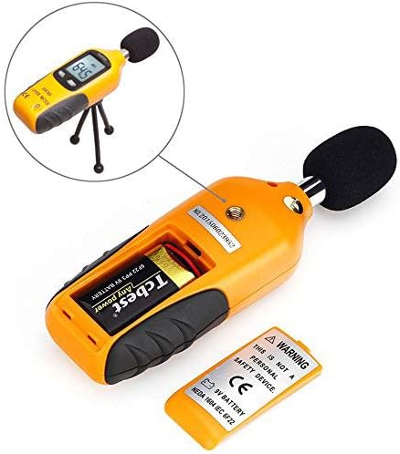 Cadrim Digital Schallpegelmessgerät, Tragbare Schallpegelmesser 30dB bis130dB Dezibel Messgerät mit
