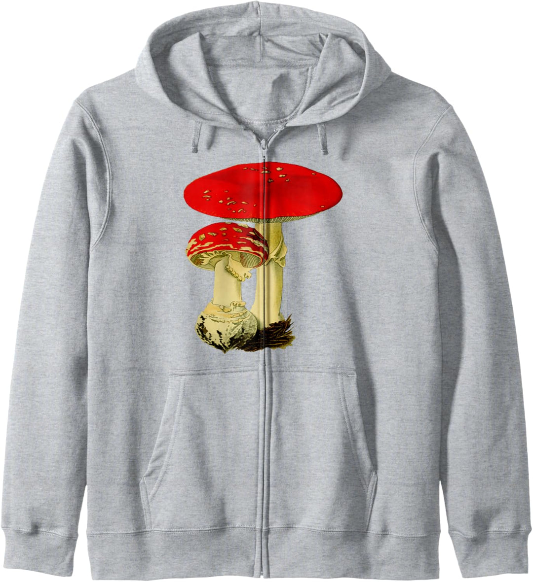Pilz mit roter Kappe Kapuzenjacke