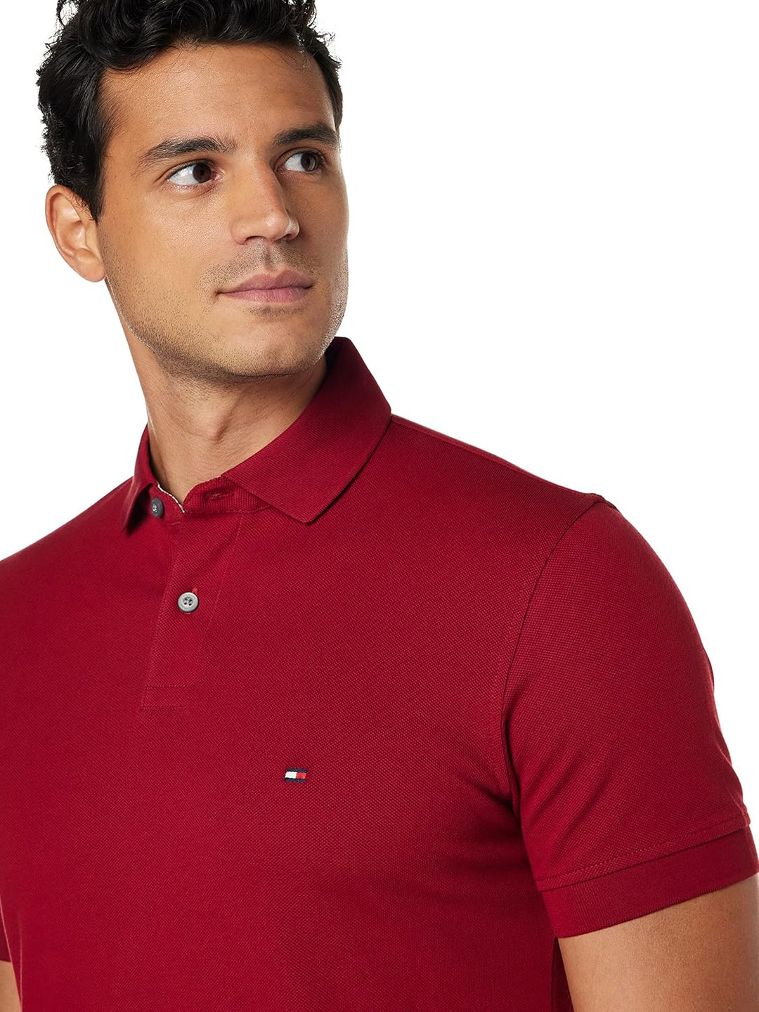Tommy Hilfiger Herren Poloshirt Kurzarm 1985 Regular Fit M Regatta Red, M Regatta Red