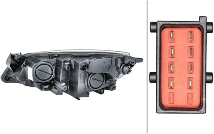 HELLA 1EG 010 011-381 FF/Halogen-Hauptscheinwerfer - rechts - für u.a. Opel Astra J (P10) - Sport, S