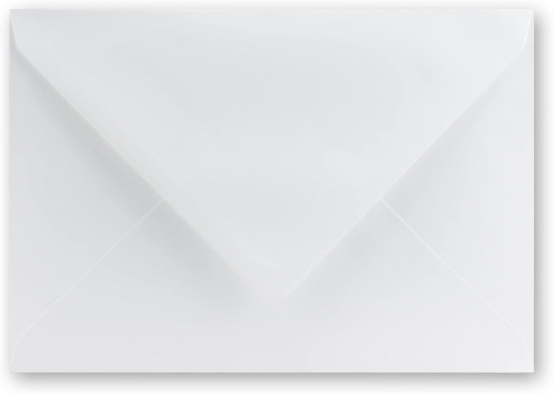 150 Brief-Umschläge Polarweiss - DIN C5 - gefüttert - 100 g/m² - 16,2 x 22,9 cm - Nassklebung mit Sp