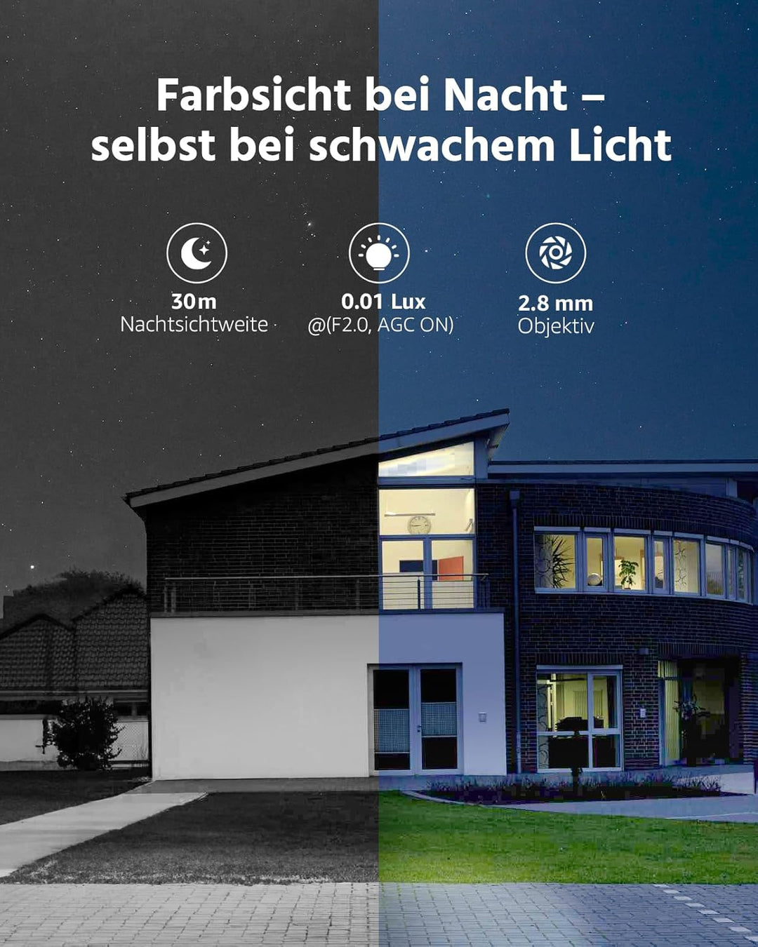 ANNKE H500 5MP PoE Überwachungskamera Set, Überwachungskamera System 16CH NVR 4TB Festplatte mit 16X