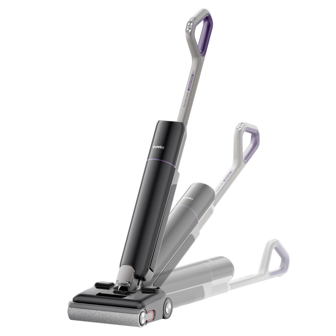 Eureka FloorShine 830 Nass Trockensauger Akku für Hartböden, 24.000 Pa Saugwischer 180° Flachliege,