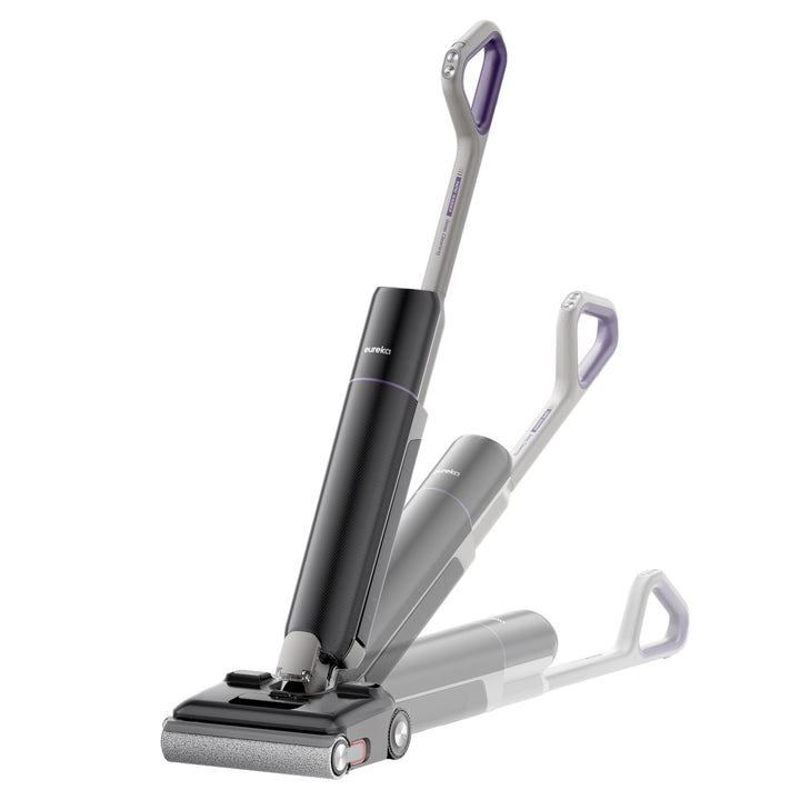 Eureka FloorShine 830 Nass Trockensauger Akku für Hartböden, 24.000 Pa Saugwischer 180° Flachliege,