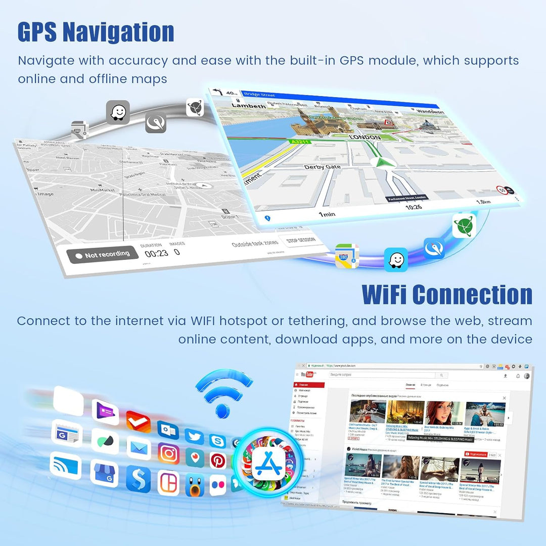 [4G+64G] Inefala Android 15 Autoradio für Toyota Corolla E120 2000-2006/E130 2004-2007 mit Wireless